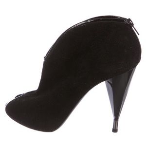 Black Velvet Suede Marc Jacobs Booties